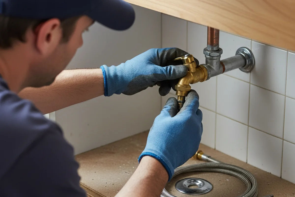 Shutoff valve and fitting work during Repiping in Coats